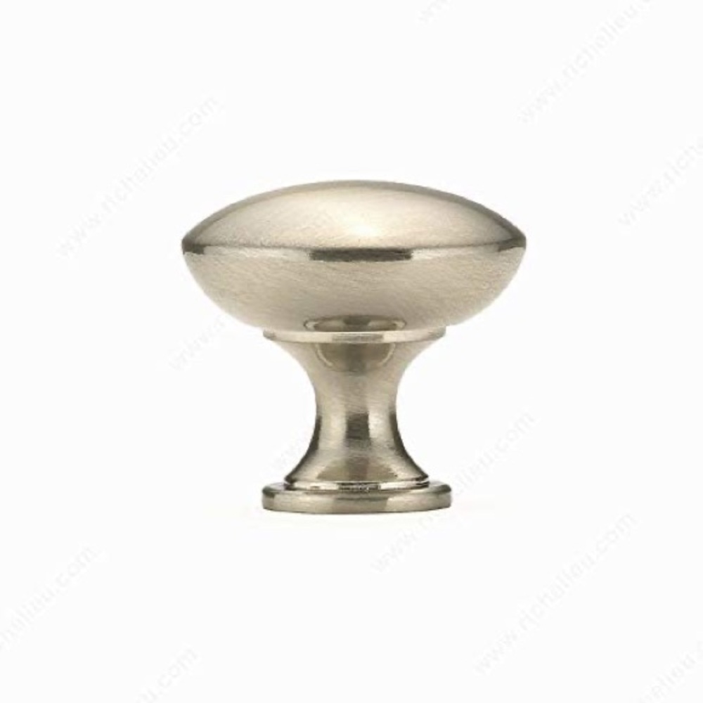 NWT - RICHELIEU HARDWARE - 34 Contemporary Metal Knobs - Brushed Nickel